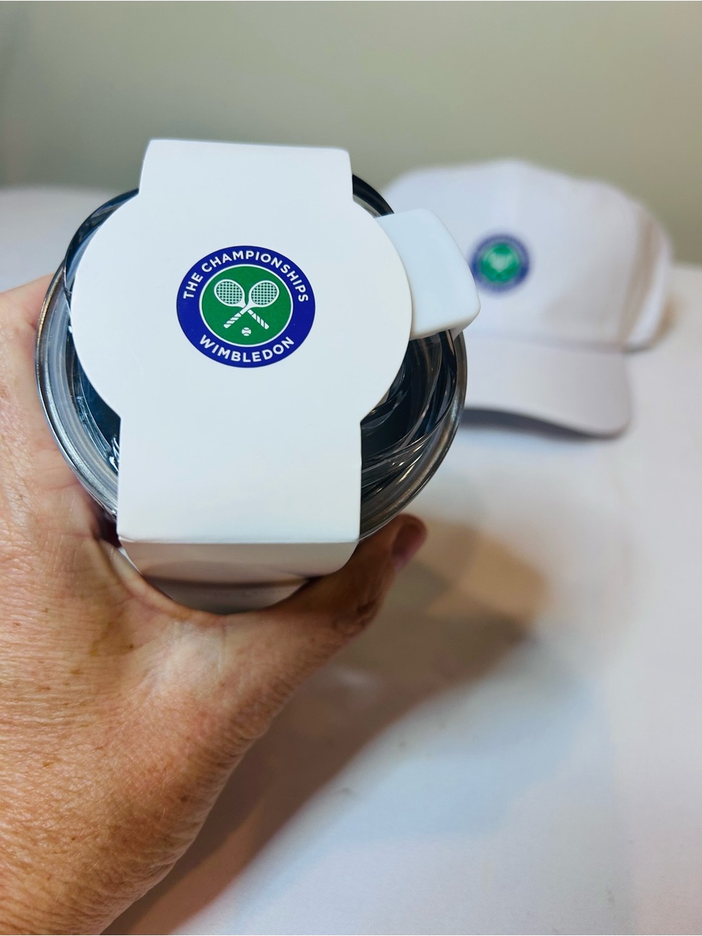 Wimbledon Championships Souvenir Items: Insulated Travel Mug, Socks Baseball Hat - Picture 5 of 10